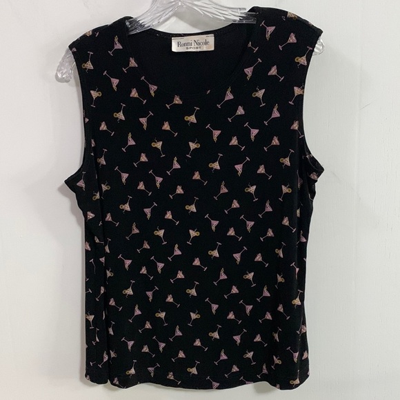 Ronni Nicole Sport sleeveless Martini top, Size Large, good condition - Picture 1 of 5
